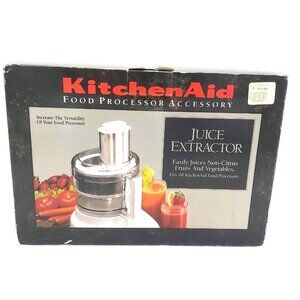 KitchenAid Food Processor Juice Extractor Accessory Only KFPJE Non Citrus Boxed
